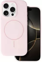 Toptel Topt Magsafe Slim Silicone Apple iPhone 16 Pro light dėklas telefonui rožinės spalvos