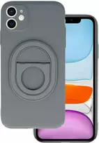 Tel Protect Magnetic Elipse dėklas skirtas Apple iPhone 11 pilkos spalvos