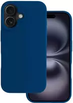 Tel Protect silikoninis Premium dėklas telefonui Apple iPhone 16 mėlynos spalvos