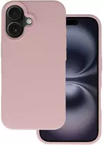 Tel Protect silikoninis Premium dėklas telefonui Apple iPhone 16 powder
