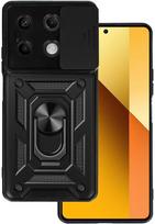 Toptel Topt Slide Camera Armor dėklas skirtas Xiaomi Redmi Note 13 5G juodos spalvos