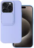 Toptel Topt Camshield Soft dėklas skirtas Apple iPhone 15 Pro Max Light violetinės spalvos