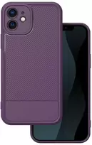 TFO Telforceone „Simple Carbon“ dėklas, skirtas „iPhone 12 6,1“; violetinis