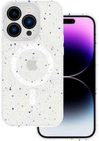 Tel Protect Magnetic Splash Frosted Dėklas skirtas Apple iPhone 15 Plus Baltas