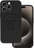 Tel Protect Magnetic Elipse dėklas skirtas Apple iPhone 15 Pro juodos spalvos