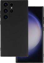 Dėklas Toptel Topt Galinis dangtelis Matinis skirtas Samsung Galaxy S23 Ultra juodos spalvos