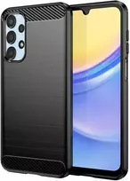 Toptel Topt Carbon dėklas skirtas Samsung Galaxy A13 4G juodos spalvos