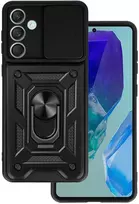 Toptel Topt Slide Camera Armor dėklas skirtas Samsung Galaxy M55 5G juodos spalvos