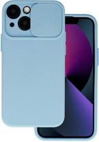 Toptel Topt Camshield Soft dėklas skirtas Apple iPhone 16 Pro Max Light mėlynos spalvos