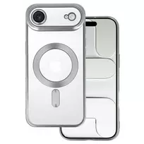 Toptel Topt Metallic Magsafe dėklas skirtas Apple iPhone 17 Air sidabro spalvos