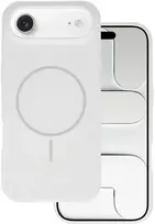 Dėklas Toptel Topt Magsafe Slim Silicone skirtas Apple iPhone 17 Air baltos spalvos