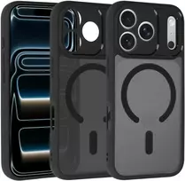 Toptel Topt Full Matte Mag Dėklas skirtas Apple iPhone 17 Pro Max juodos spalvos