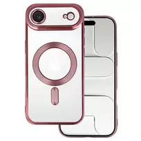 Toptel Topt Metallic Magsafe dėklas skirtas Apple iPhone 17 Air rožinės spalvos