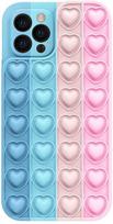 Dėklas Toptel Tel Protect Heart Pop It Case skirtas Apple iPhone 13 Pro Max raštas 1