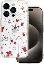 Tel Protect Christmas Clear dėklas skirtas Apple iPhone 14 Pro Design 3