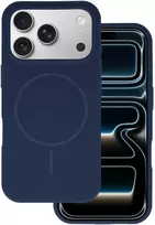 Dėklas Toptel Topt Magsafe Slim Silicone skirtas Apple iPhone 16 Pro navy