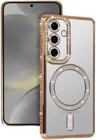 Toptel Topt Bling Magsafe dėklas skirtas Samsung Galaxy A56 5G aukso spalvos