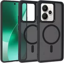 Full Matte Mag dėklas skirtas Realme 15/15 Pro 5G juodos spalvos