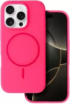 Dėklas Toptel Topt Magsafe Slim Silicone skirtas Samsung Galaxy S25 Ultra rožinės spalvos