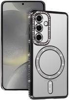 Toptel Topt Bling Magsafe dėklas skirtas Samsung Galaxy A56 5G juodos spalvos