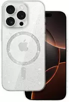 Oem Glitter Magsafe dėklas skirtas Iphone 16 Pro Max transparent