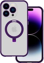 Tel Protect Magical Magsafe Stand Dėklas skirtas Apple iPhone 12 Pro Max violetinė
