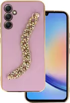 Fusion Accessories Topt Trend dėklas skirtas Samsung Galaxy A34 5G design 4 rožinės spalvos