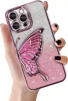 Tel Protect Butterfly Vanduo dėklas skirtas Apple iPhone 12 Pro rožinės spalvos