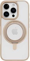 Dėklas Rock Rotating Stand Soft Touch Series Magnetic Apple iPhone 16 Pro Max aukso spalvos