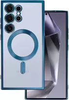 Toptel Topt Metallic Magsafe dėklas skirtas Samsung Galaxy S22 Plus mėlynos spalvos