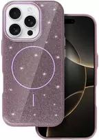 Toptel Topt Magsafe Slim Shiny Apple iPhone 16 Pro Max dėklas telefonui violetinės spalvos