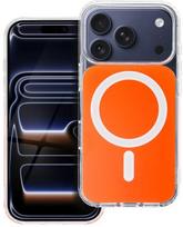 Oem Oranžinis Dėklas na Samsung A37 Clear Fusion Mag Cover zgodne su MagSafe hermes oranžinis