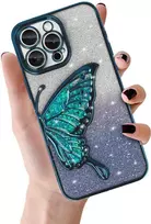 Tel Protect Butterfly Vanduo dėklas skirtas Apple iPhone 17 Pro Max mėlynos spalvos