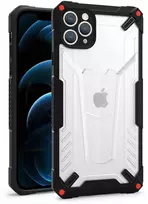 Tel Protect Hybrid dėklas skirtas iPhone 12 Pro Max juodos spalvos