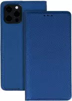Toptel Telone Smart Book MAGNET dėklas skirtas Apple iPhone 13 mėlynos spalvos