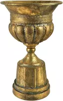 Mondex Since 1986 VIOLA Dekoratyvinė vaza 29x29x45 cm, metalinė