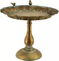 Mondex Since 1986 VIOLA Dekoratyvinė lėkštė 37x34,5x33 cm, metalinė, paukščiai