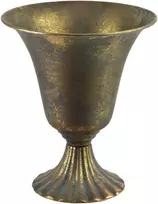 Mondex Since 1986 VIOLA Dekoratyvinė vaza 20x12x23,5 cm metalinė taurė