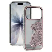 Toptel Tel Protect Teddy Bear dėklas skirtas Samsung Galaxy S25 Ultra rožinės spalvos