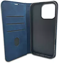 Dėklas knygutė iPhone 17 Pro Max - Tamsiai mėlynas