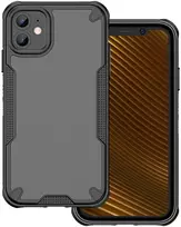 Dėklas skirtas iPhone 16 Pro Max - Skaidrus-Juodas