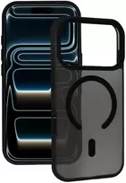 Tel Protect Mist Matte Magsafe dėklas skirtas Apple iPhone 16 Pro Max juodos spalvos