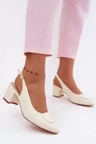 Boto Moteriški elegantiški bateliai neaukštu kulnu