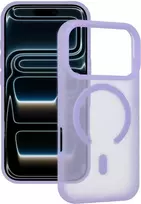 Tel Protect Mist Matte Magsafe dėklas skirtas Apple iPhone 17 Pro pale violetinės spalvos