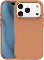 TFO Telforceone Silikoninis plonas „Mag“ dėklas, skirtas „iPhone 14 6,1“ karamelės spalvos
