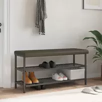 Suoliuko pagalvė Dirbtinė oda Pilka Gylis 35 cm