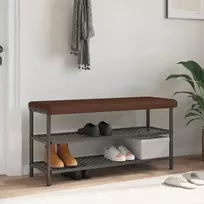 Suoliuko pagalvė Dirbtinė oda Ruda Gylis 35 cm