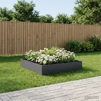 Sodo vazonas Antracito 80 x 80 x 20 cm Šaltai valcuotas plienas