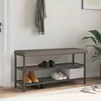 Suoliuko pagalvė Dirbtinė oda Pilka Gylis 35 cm