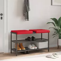 Suoliuko pagalvė 2 vnt. Dirbtinė oda Raudona Gylis 35 cm